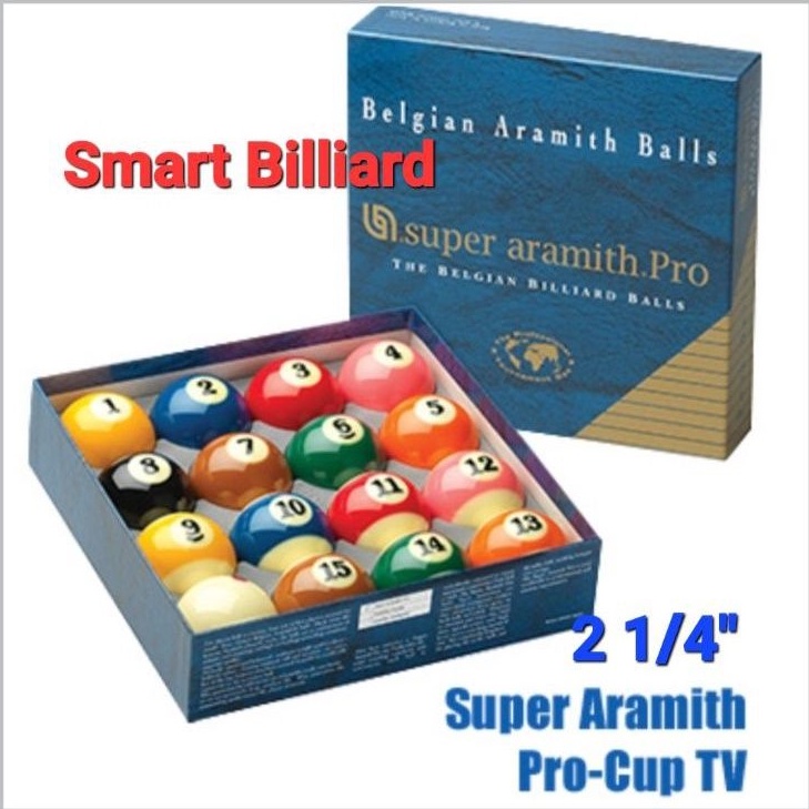 美品　ビリヤードボール　TV Pro-cup super aramith pro Super Aramith Pro-Cup TV Billiard Pool Ball set 2 1/4