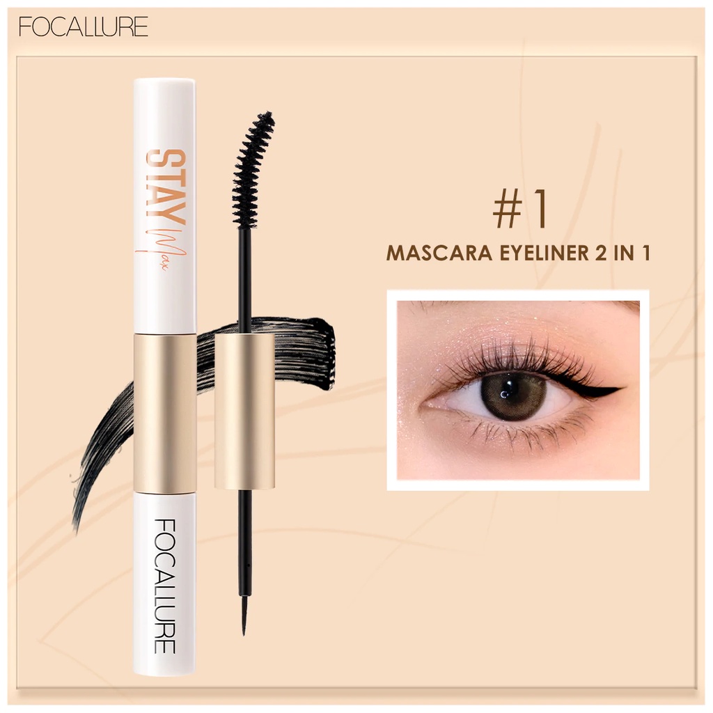 Jual Focallure Mascara Eyeliner 2 in 1 Focalure Maskara dan Eyeliner