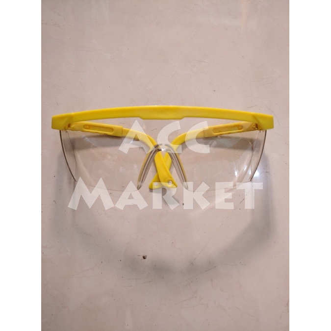 Jual Glasses-Safety- Kaca Mata Las Safety Bening Clear Kerja Proyek ...