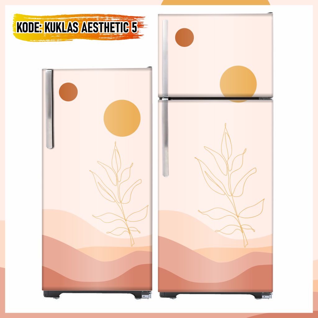 Jual STIKER Kulkas 1 Pintu dan STICKER Kulkas 2 Pintu Motif Terbaru ...