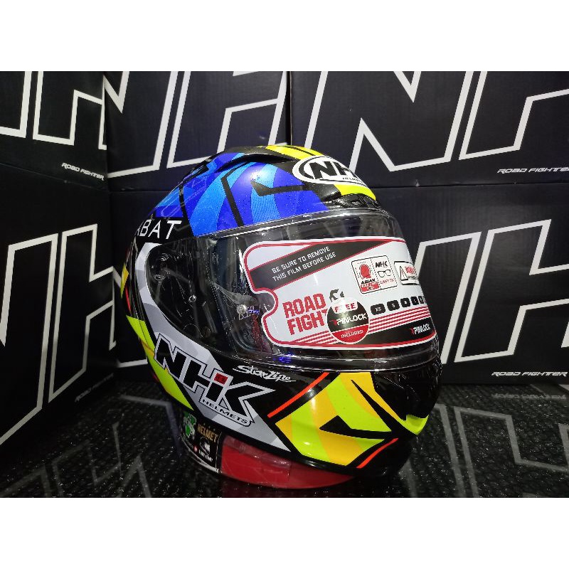 Jual NHK HELM GPR TECH STREET TITO RABAT BLACK BLUE | GP R TECH TITO ...