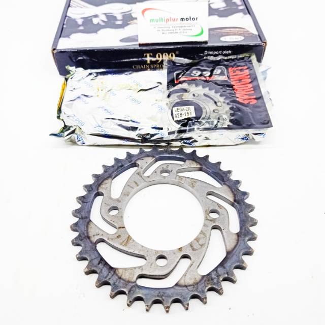 Jual Gir Ger Gear set Girset Gerset depan belakang + rantai set VEGA R ...