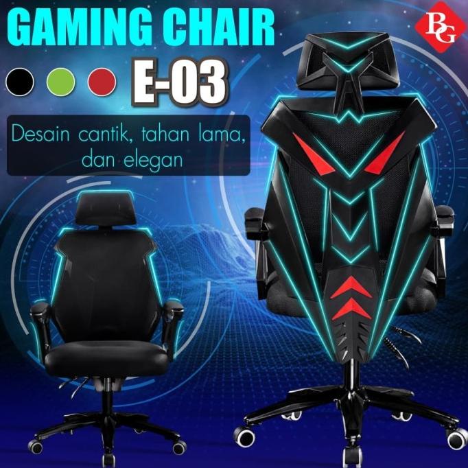 Jual Bg Sport Kursi Gaming Model E Polyamide Black Shopee Indonesia