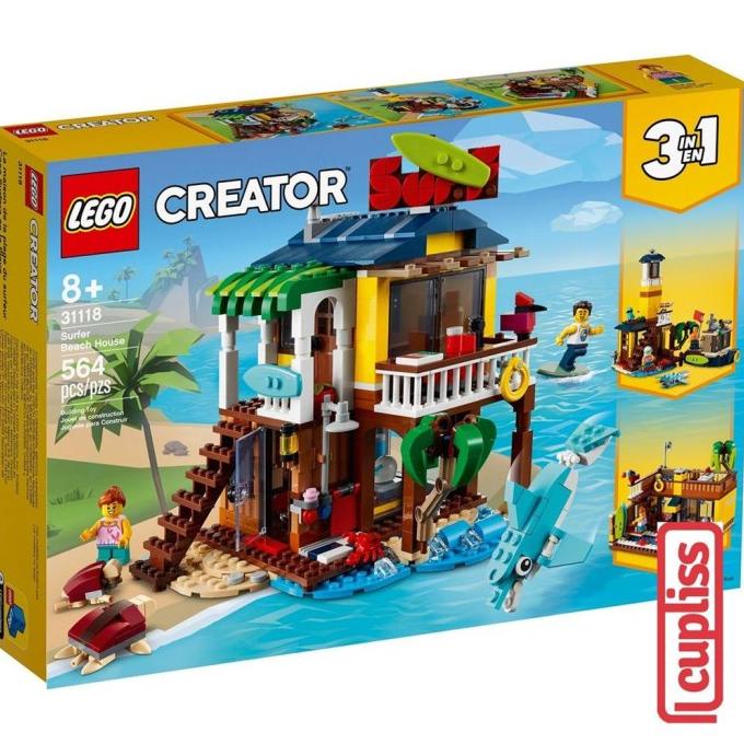 Jual LEGO Creator 31118 Surfer Beach House | Shopee Indonesia