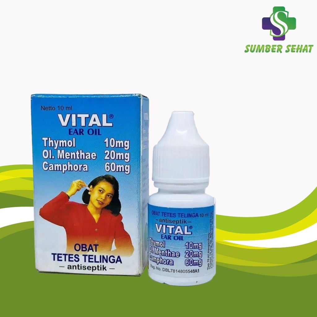 Jual Vital Tetes Telinga 10 Ml Shopee Indonesia