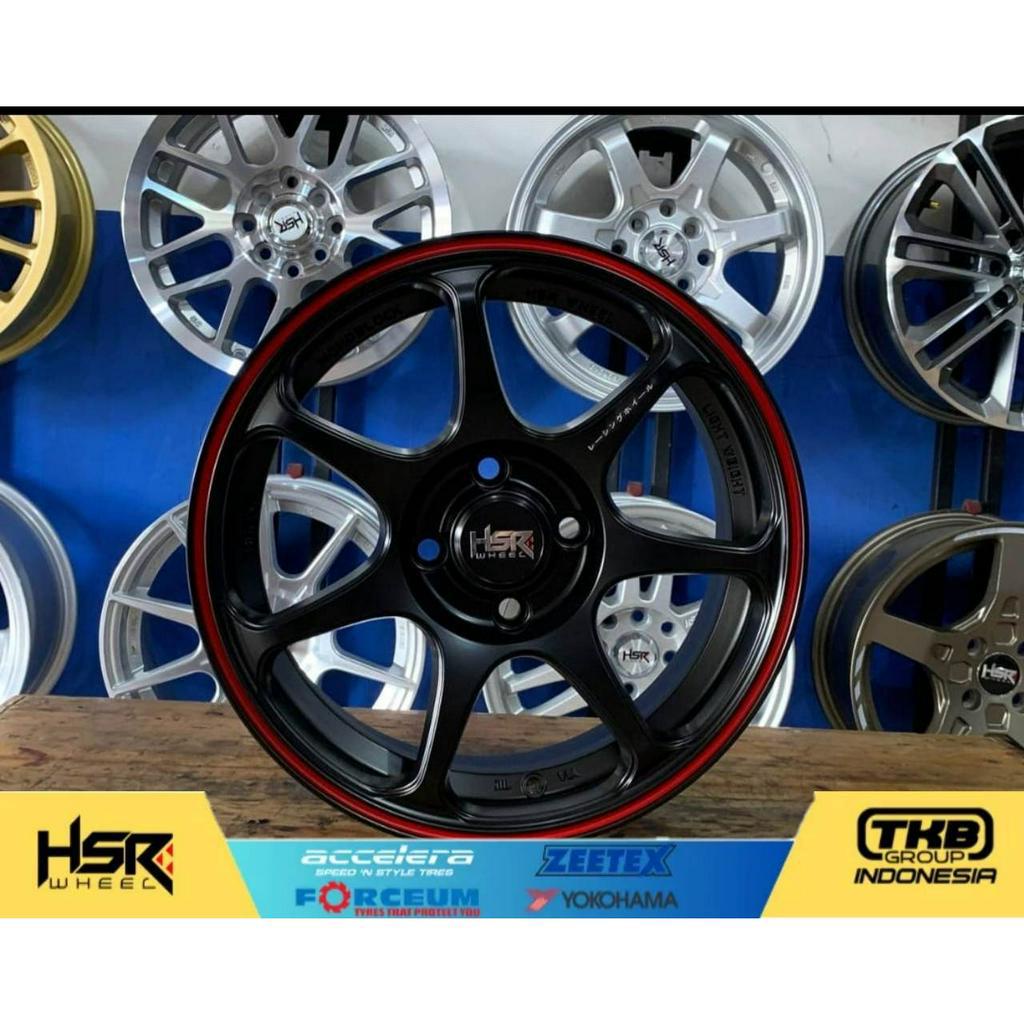 Jual velg racing r16 velg mobil hsr tipe sebunsuta ring 16X7 pcd 4X100 ...