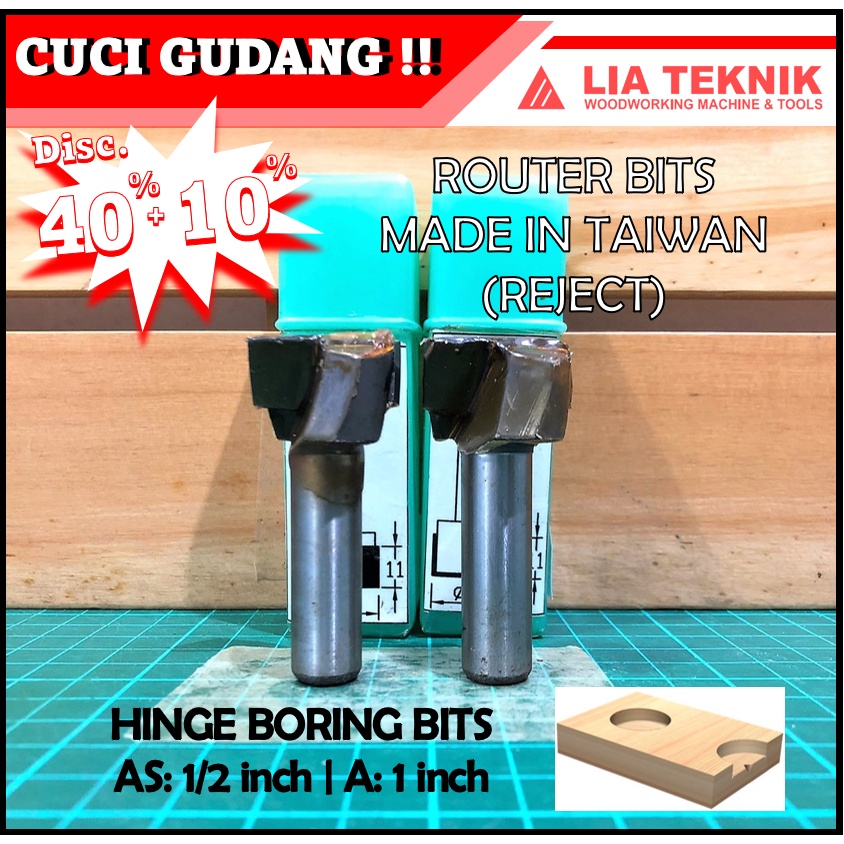 Jual Hinge Boring Bits 1/2