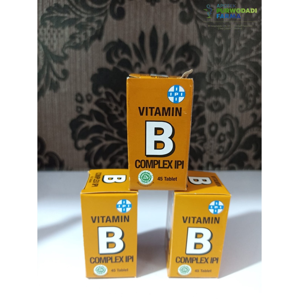 Jual Vitamin B Complex IPI 45 tablet Shopee Indonesia