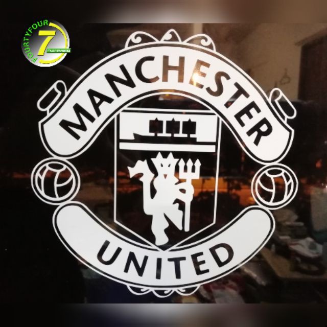 Jual Manchester United Sticker (car/motorcycle/laptop/etc) | Shopee ...