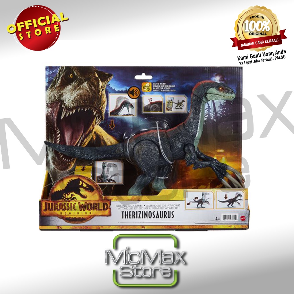 Jual Jurassic World Dominion Sound Slashin Slasher Therizinosaurus Gwd65 Shopee Indonesia 6322