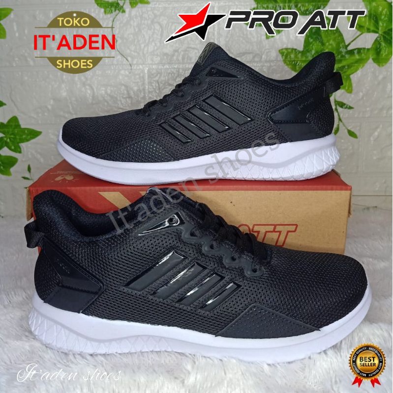 Jual sepatu pro att PI 600 Hitam putih | Shopee Indonesia