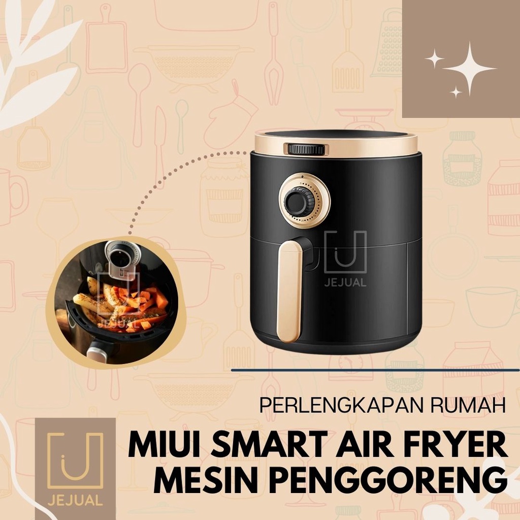 Jual MURAH MIUI Smart Air Fryer 3L AF8062 AirFryer 3liter Penggoreng