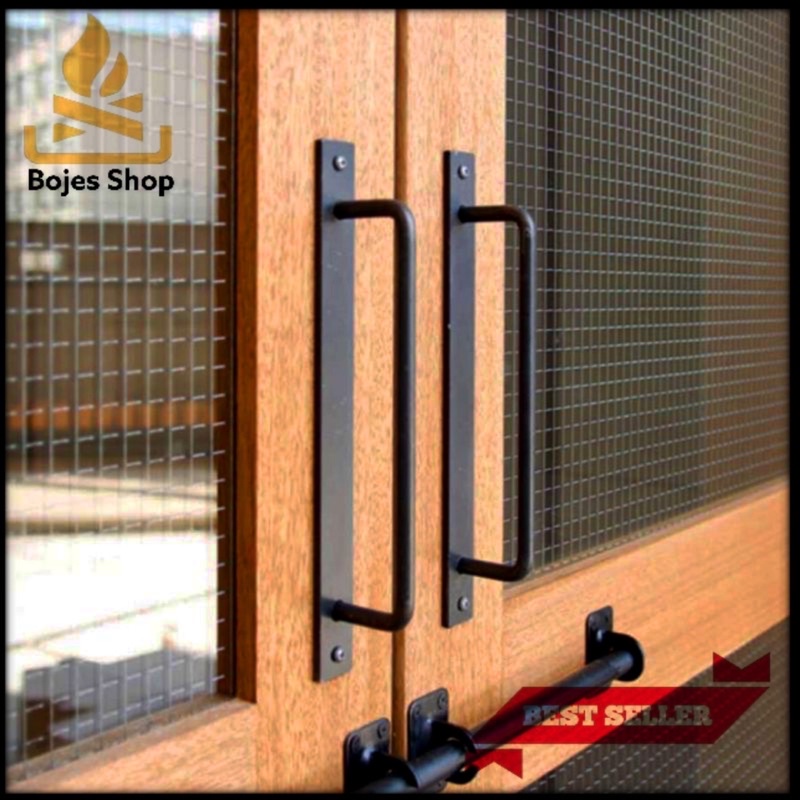 Jual Handle gagang pintu besi pegangan pintu rumah besi solid ...