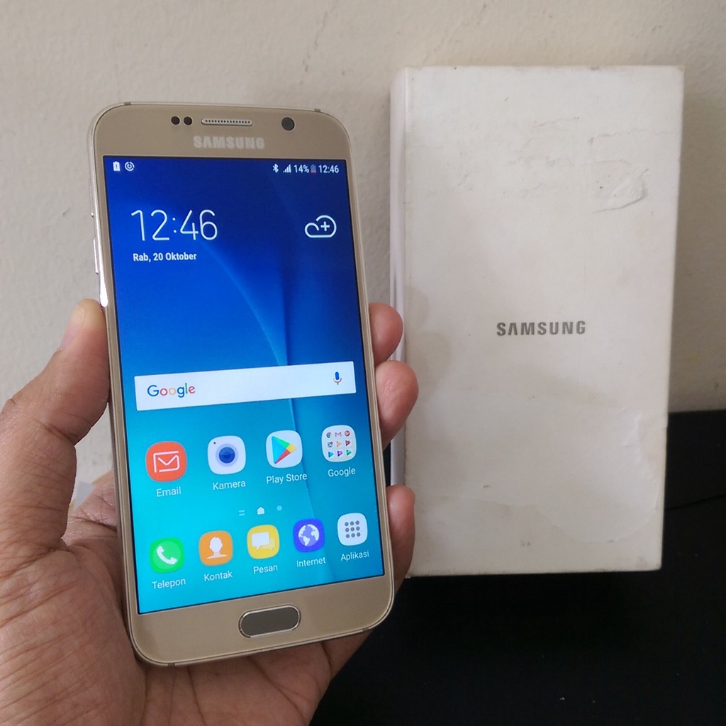 Jual Samsung Galaxy S6 4G LTE NFC FingerPrint RAM 3GB INTERNAL 32GB Ex ...