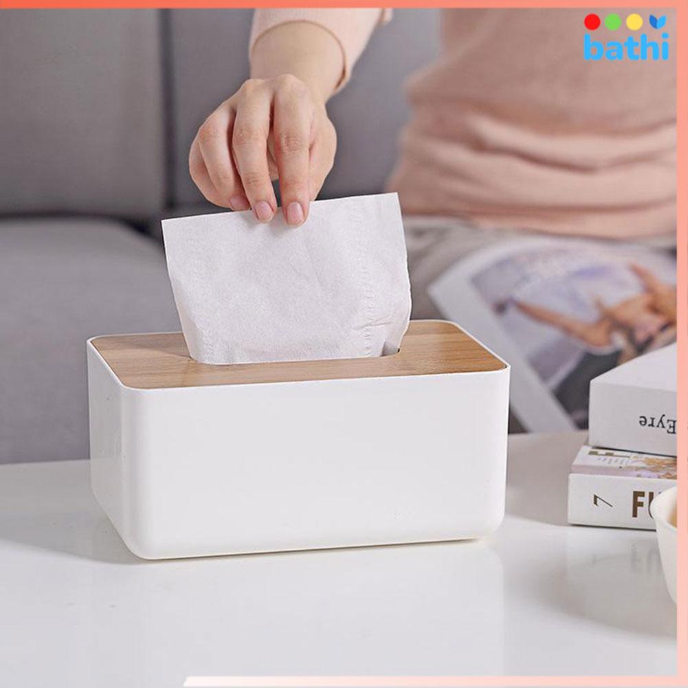 Jual Kotak Tisu Estetik Kayu Natural Color Wooden Tissue Box Varian 1 ...