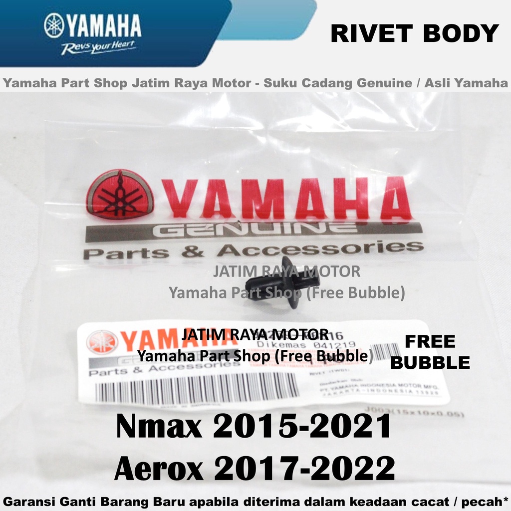 Jual Baut Klip Tekan Rivet Plastik Body Bodi All New Nmax N Max Aerox ...