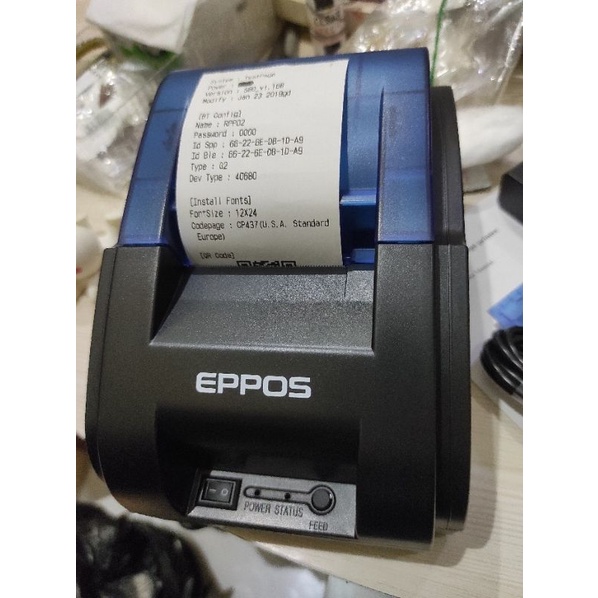 Jual Printer Bluetooth Thermal EPPOS EPRPP02 (Free Kertas 5 Roll