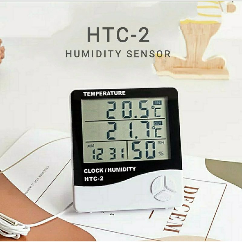 Jual HTC-2 Alat Pengukur Suhu Dan Kelembapan Ruangan Humidity Sensor ...