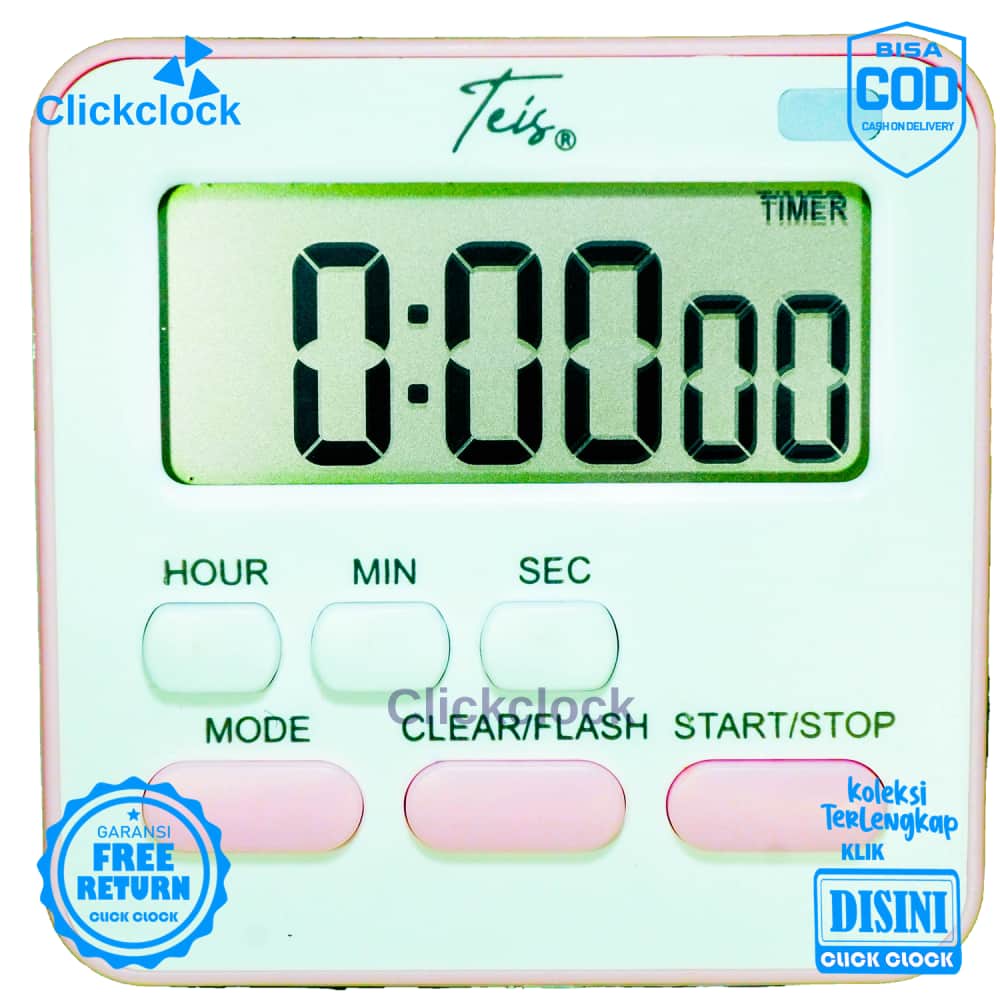 Jual Timer Digital Peralatan Dapur Simple Pink JS-303 Unik Awet ...