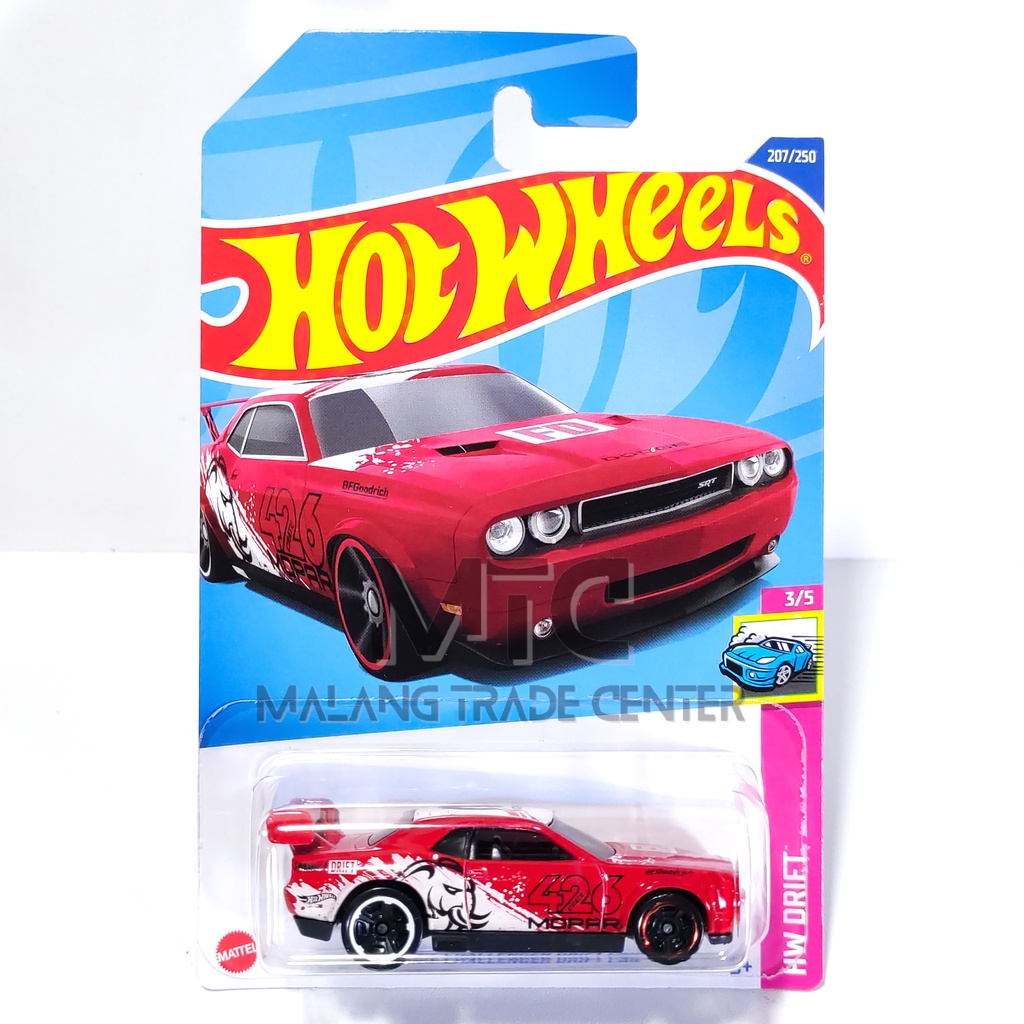 Jual Hot Wheels Dodge Challenger Drift Car Red Q 2022 Shopee Indonesia