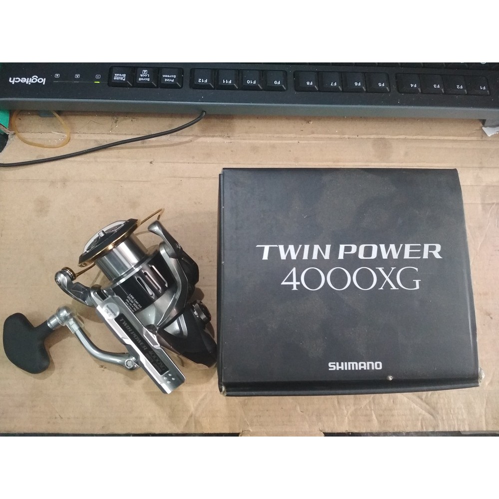 24 TWIN POWER 4000XG スーパージグマン1.5号300m巻き