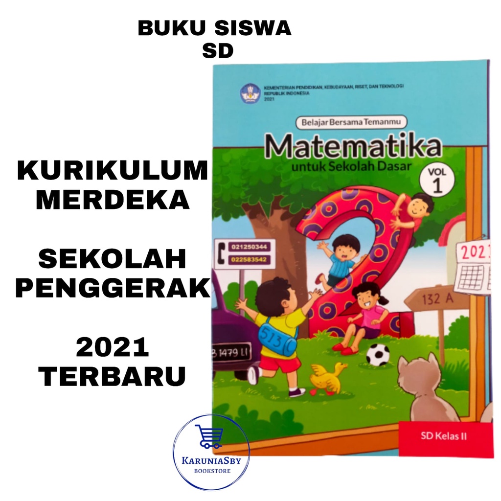 Jual Buku Siswa Kelas 2 SD Matematika Volume 1 Kurikulum Merdeka ...