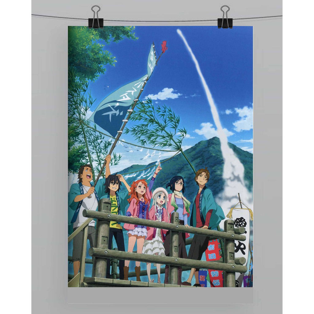 Jual poster anime dinding Ano Hi Mita Hana no Namae anohana | Shopee