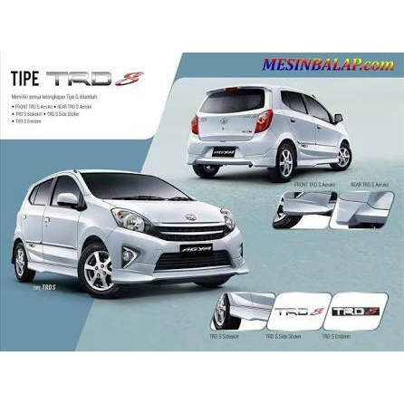 Agya Merah: Modifikasi Eksterior yang Memukau dengan Body Kit