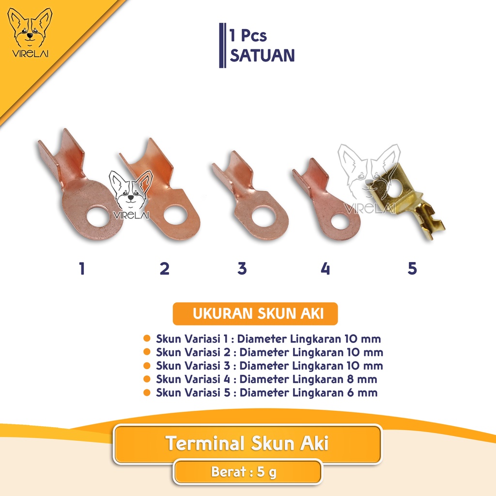 Jual [1 Pcs] Skun Terminal Kabel Aki | Shopee Indonesia