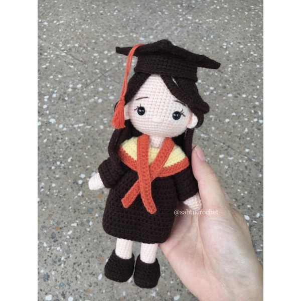 Jual Boneka Rajut Wisuda Custom | Amigurumi Graduation Doll Kado Gift ...