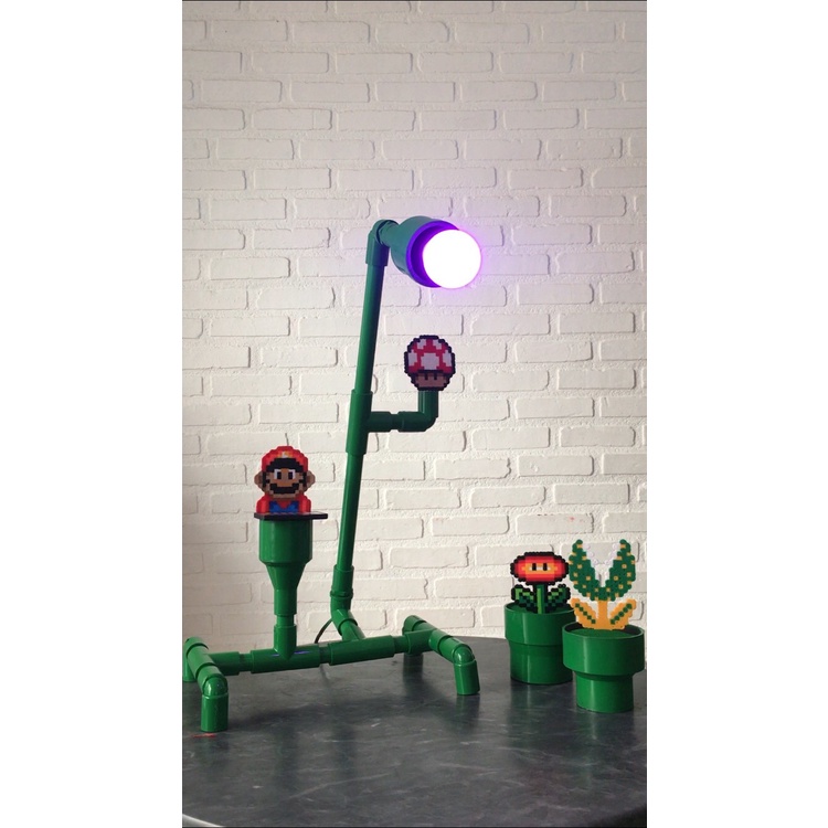 Jual Mario pixel art desk lamp with remote | Shopee Indonesia