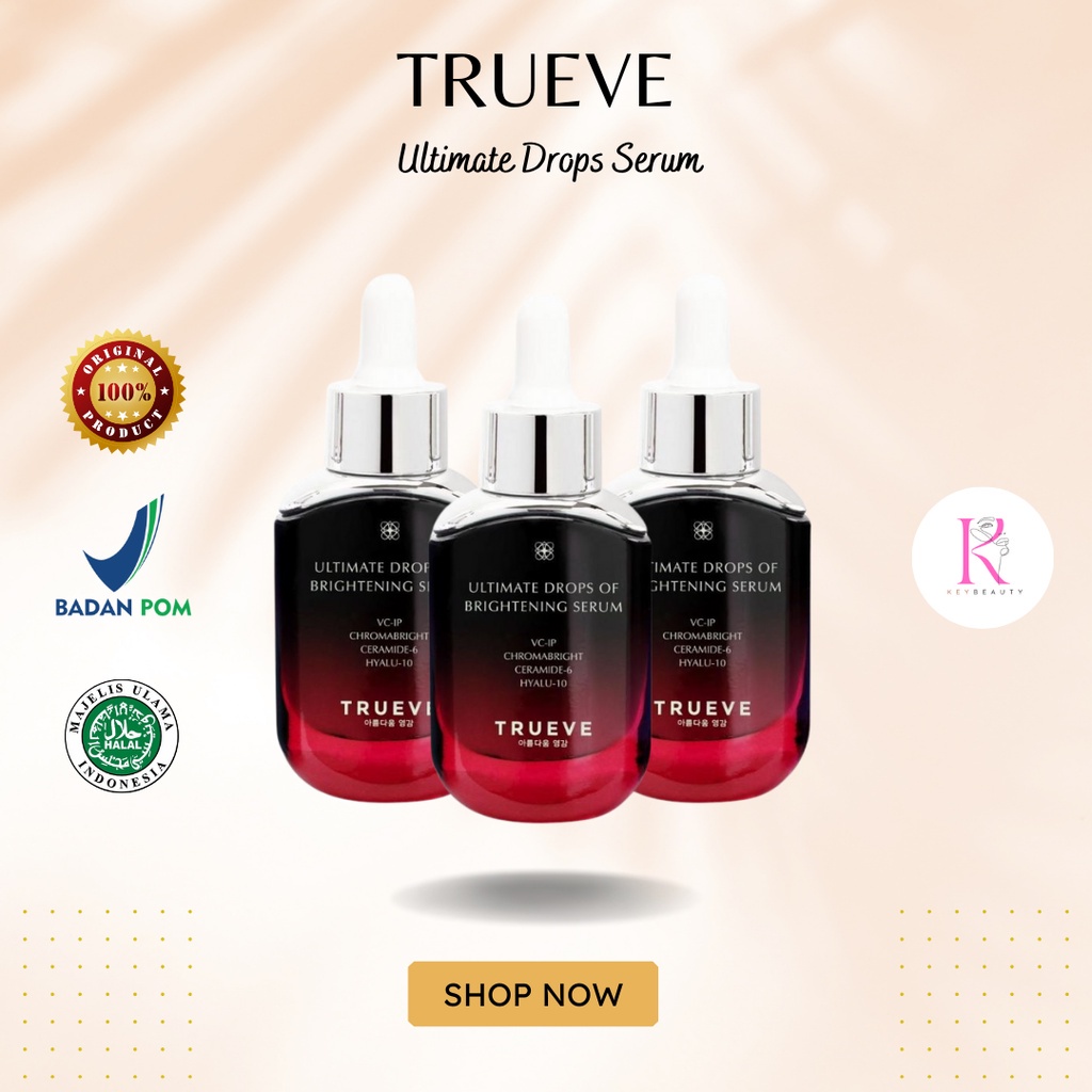 Jual TRUEVE Ultimate Drops of Brightening Serum 30ml (100% ORIGINAL ...