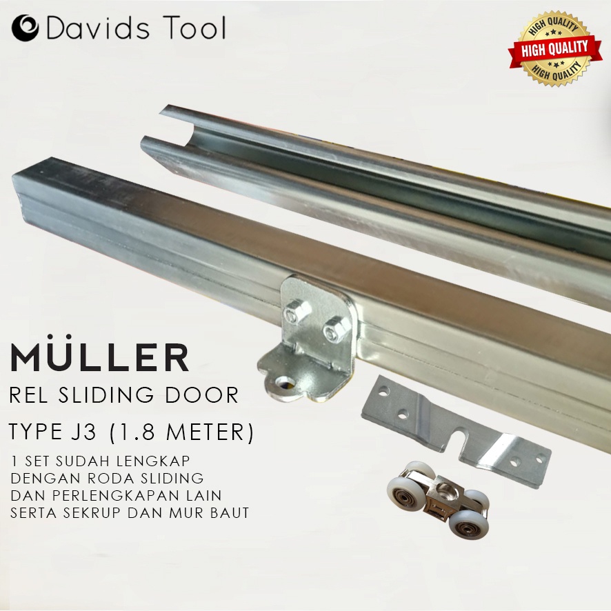 Jual Muller Rel Pintu Geser Sliding Sleding Dorong 180 cm Type J3 ...