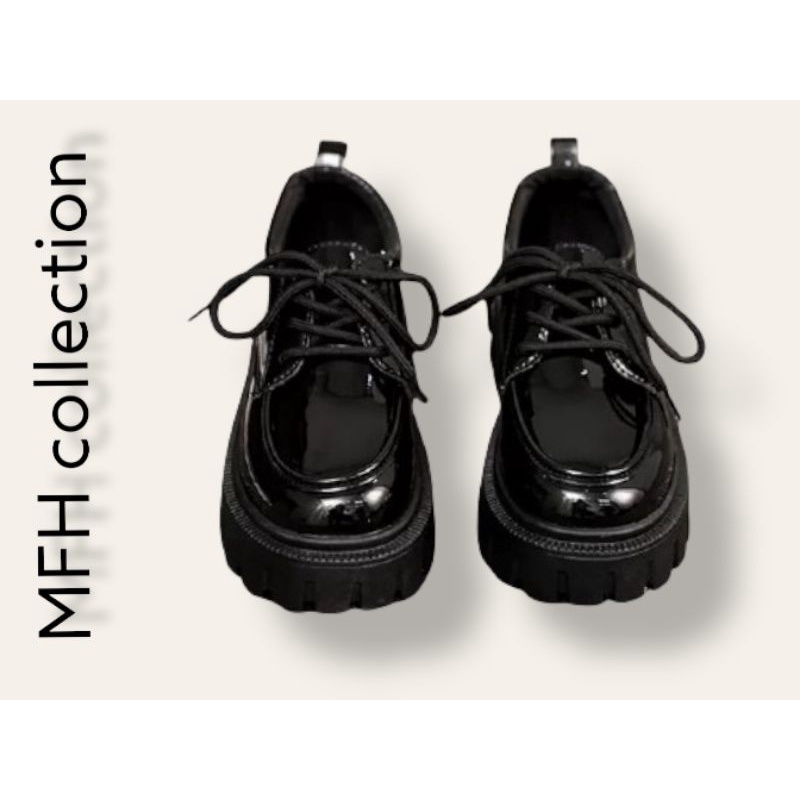 Jual sepatu wanita docmart sol tinggi (TALI) termurah | Shopee Indonesia