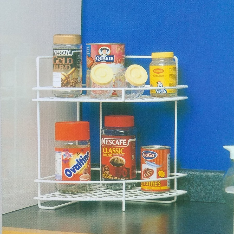 Jual Rak Sudut Dapur / Kitchen Corner Rack | Shopee Indonesia