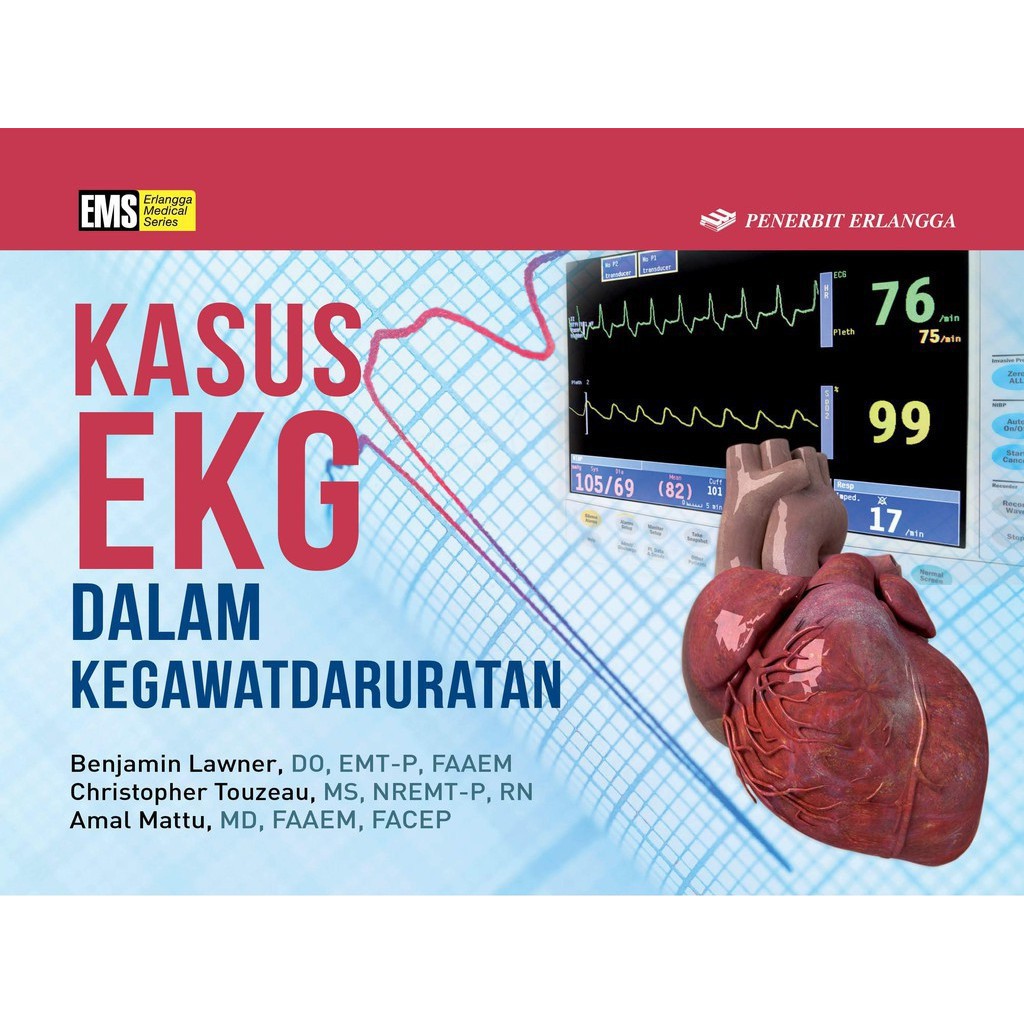 Jual Buku Erlangga Kedokteran KASUS EKG DALAM KEGAWATDARURATAN | Shopee ...