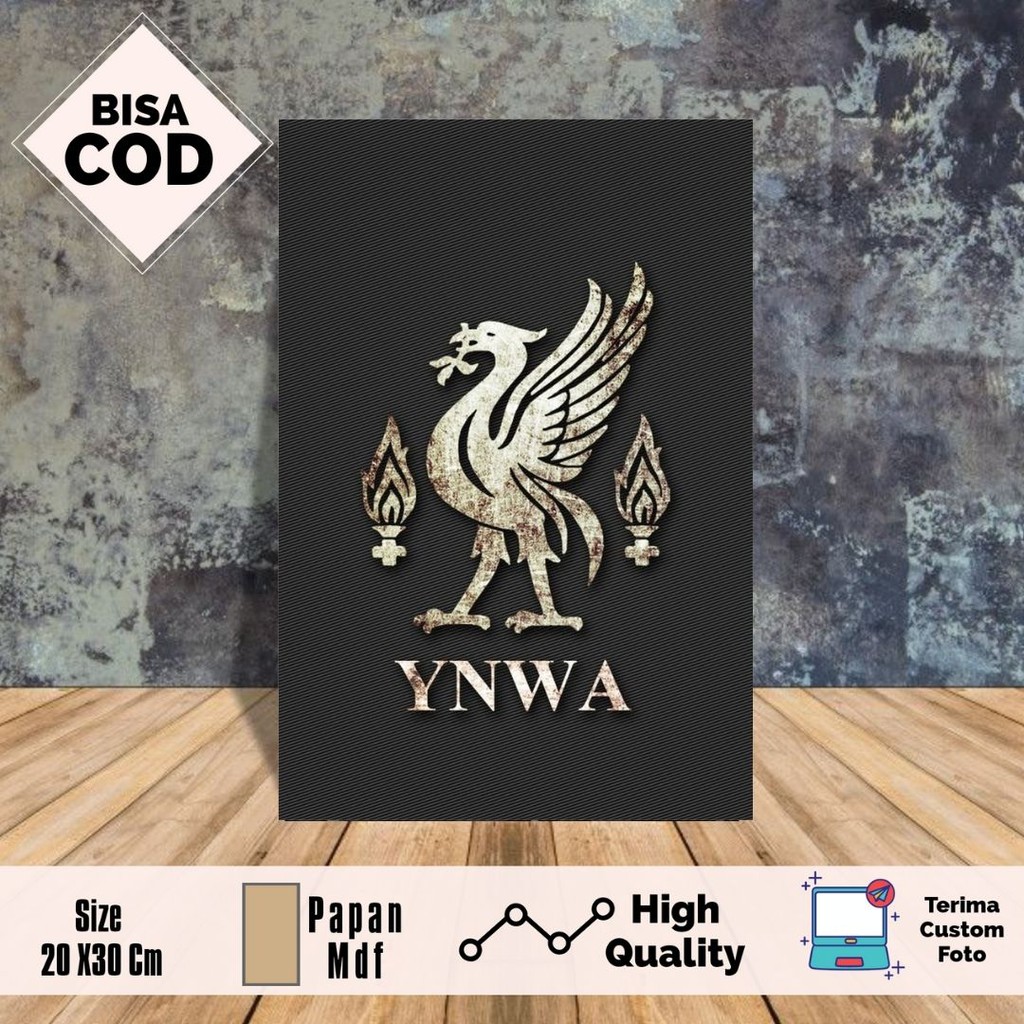 Jual HIASAN DINDING / STICKER DINDING KAYU/ POSTER KAYU LIVERPOOL ...