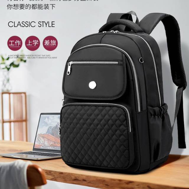 Tas chibao 122800 tas laptop wanita ransel dan jinjing tas ransel 2in1