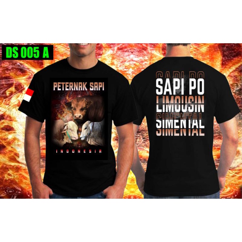 Jual KAOS SAPI / KAOS SAPI PO/ SIMENTAL/ LIMOUSIN | Shopee Indonesia