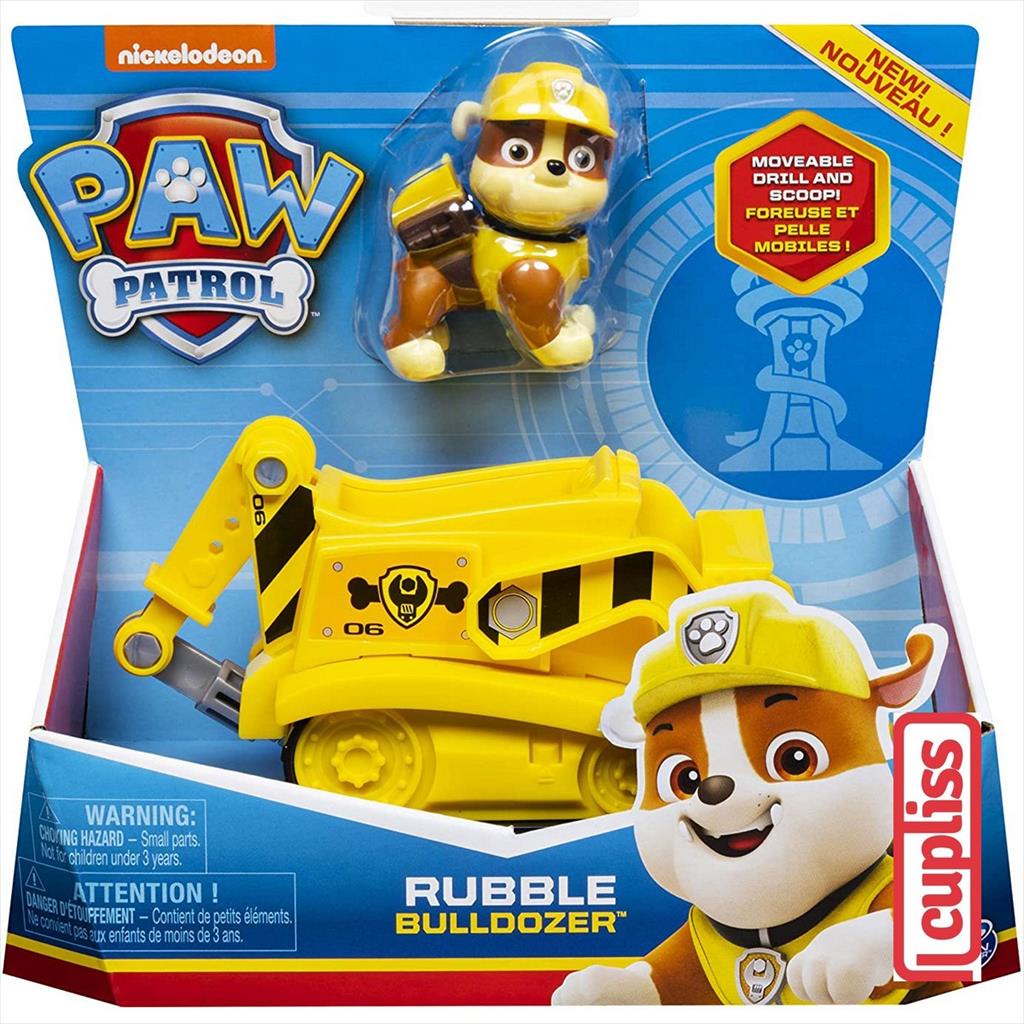 Jual Nickelodeon Paw Patrol Rubble Digging Bulldozer with Figure ...