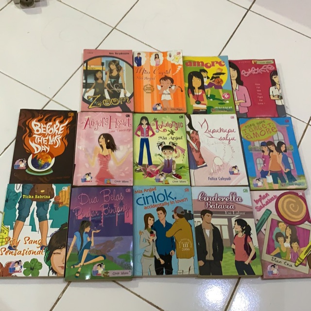 Jual Preloved Buku Novel Teenlit Satuan Remaja Shopee Indonesia 5750