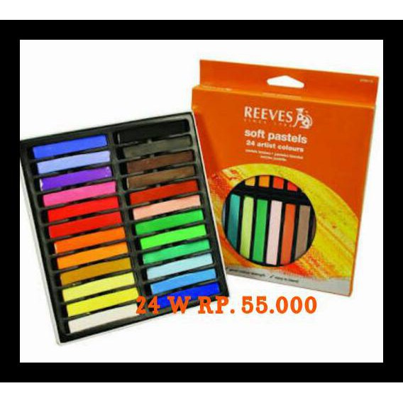 Jual Special Price Reeves Soft Pastel 24 Warna ( Hair Chalk) | Shopee ...