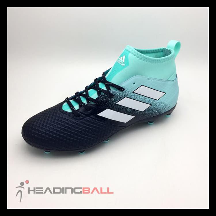 BIG SALE SEPATU BOLA ADIDAS ORIGINAL ACE 17.3 FG BLACK LIGHTBLUE BY2198 BNIB PALING LARIS