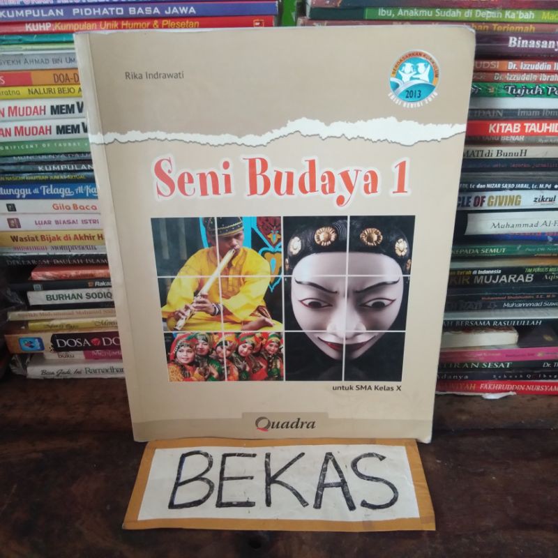 Jual Seni Budaya Kelas 10 X 1 SMA Quadra Kurikulum 2013 Revisi 2016 ...