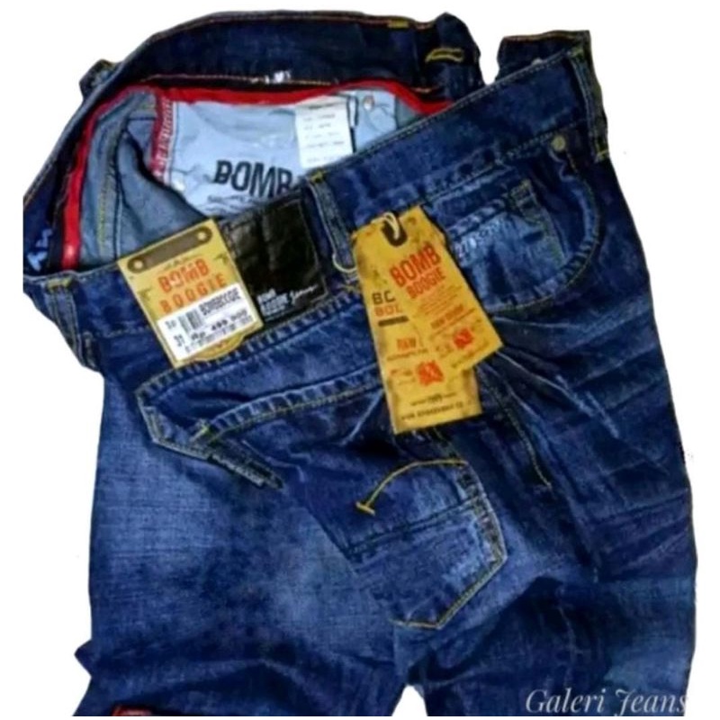 Jual Bombbogie Jeans Panjang Pria Celana Panjang Jeans Bombboogie Denim ...