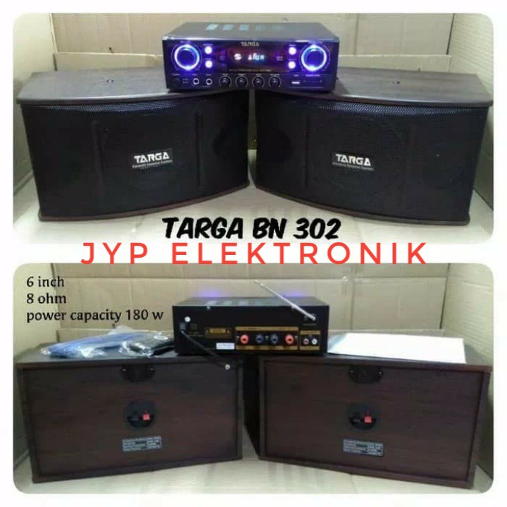 Jual Paket Sound System Targa Bn 302 Bn302 6inc Usb Sd Card