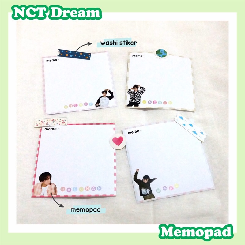 Jual memopad nct dream/memopad kpop/hiasan dinding kpop/nct dream ...