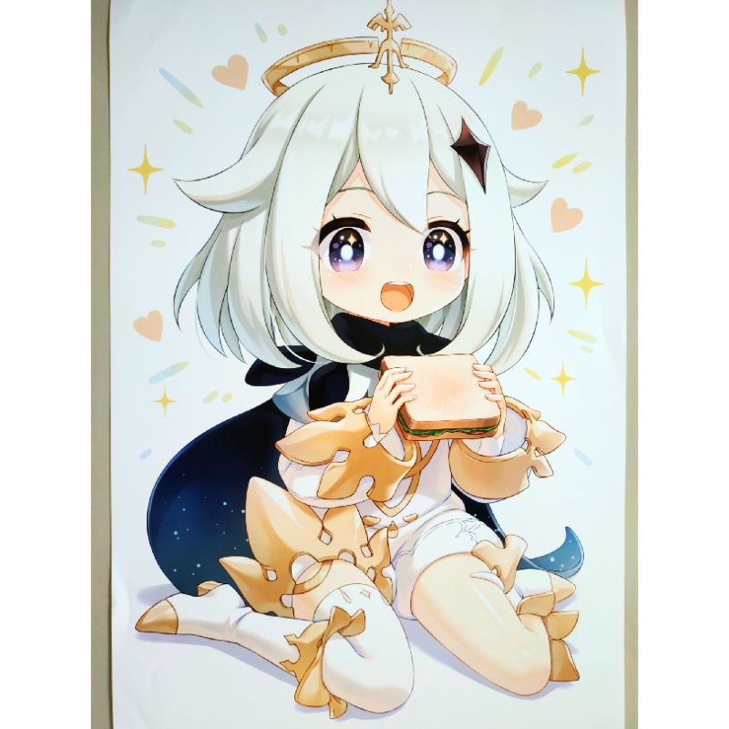 Jual Poster Game Genshin Impact 2 Paimon Merchandise | Shopee Indonesia
