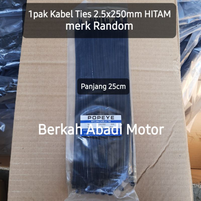 Jual Kabel Ties Nylon Cm Hitam Ckd Kabel Tis Mm Tali Rek Pengikat Rifet Tis Ripet Sungut