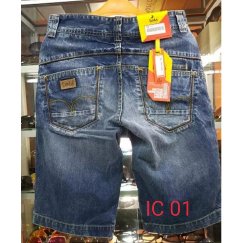 Jual celana jeans pendek orisinal pria / celana pendek pria / jeans